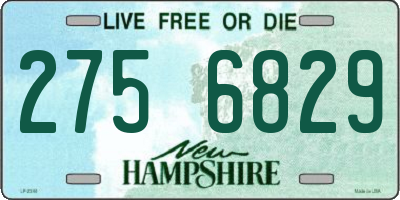 NH license plate 2756829