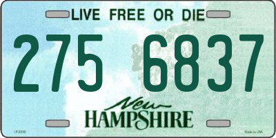 NH license plate 2756837