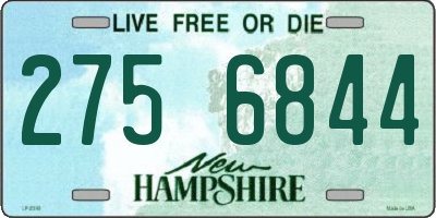 NH license plate 2756844
