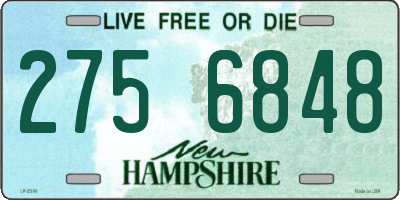 NH license plate 2756848