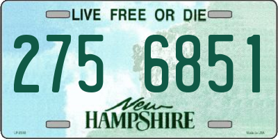NH license plate 2756851