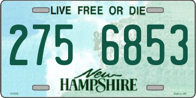 NH license plate 2756853