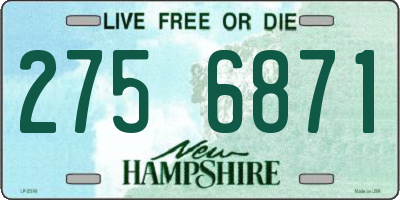 NH license plate 2756871