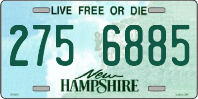 NH license plate 2756885