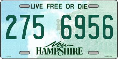 NH license plate 2756956