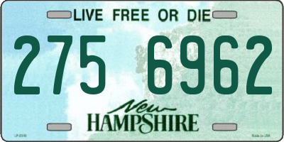 NH license plate 2756962