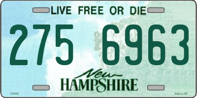 NH license plate 2756963