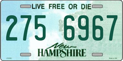 NH license plate 2756967