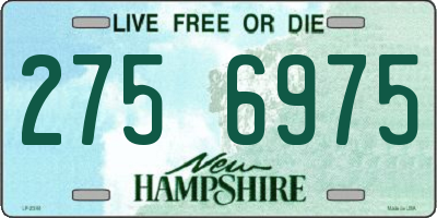 NH license plate 2756975