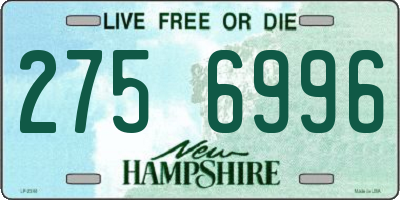 NH license plate 2756996