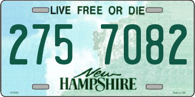NH license plate 2757082