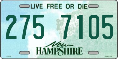 NH license plate 2757105