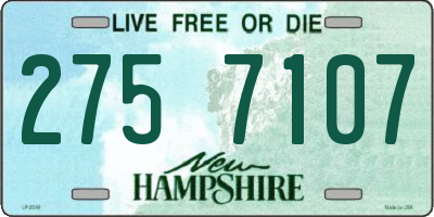 NH license plate 2757107