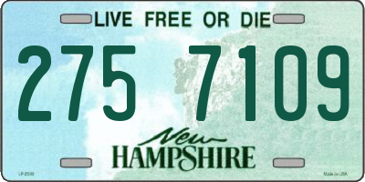 NH license plate 2757109