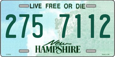 NH license plate 2757112