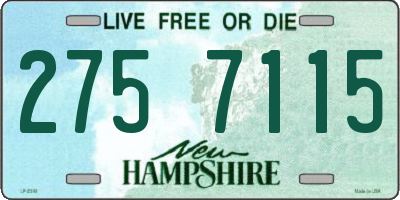 NH license plate 2757115