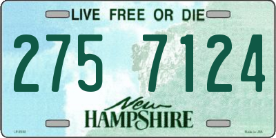 NH license plate 2757124