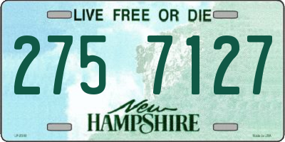 NH license plate 2757127