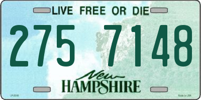 NH license plate 2757148