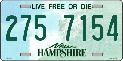 NH license plate 2757154