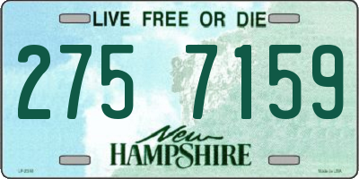 NH license plate 2757159