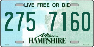 NH license plate 2757160