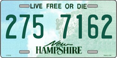 NH license plate 2757162