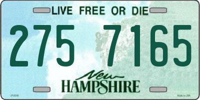 NH license plate 2757165