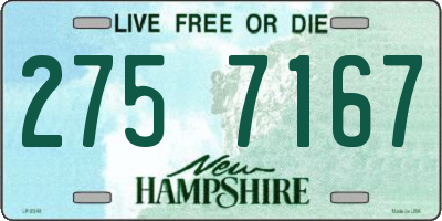 NH license plate 2757167
