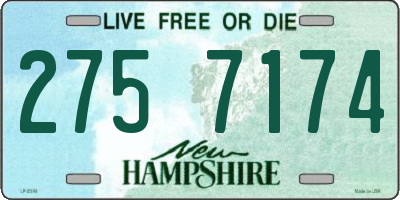 NH license plate 2757174