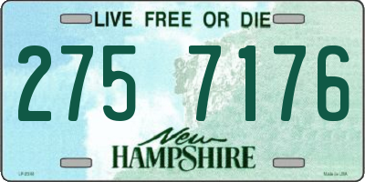 NH license plate 2757176