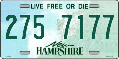 NH license plate 2757177