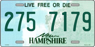 NH license plate 2757179
