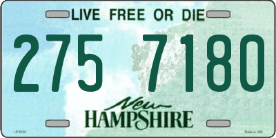 NH license plate 2757180