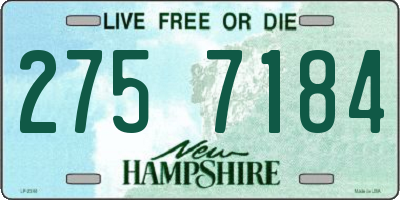NH license plate 2757184