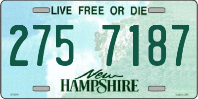 NH license plate 2757187