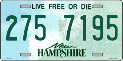 NH license plate 2757195
