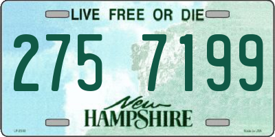 NH license plate 2757199