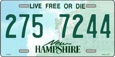 NH license plate 2757244