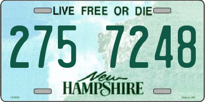 NH license plate 2757248