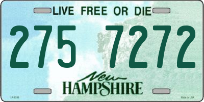 NH license plate 2757272