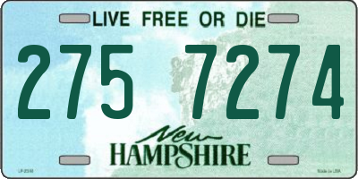 NH license plate 2757274