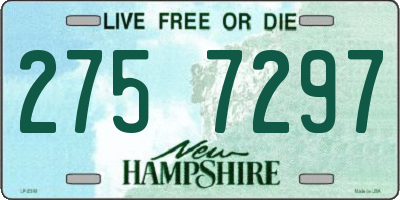 NH license plate 2757297