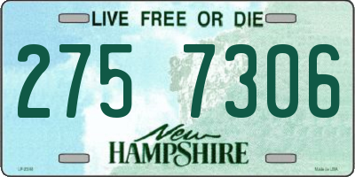 NH license plate 2757306