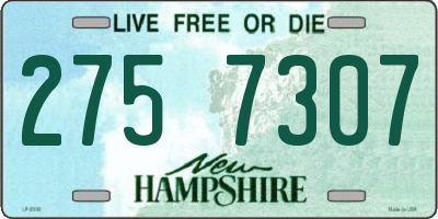 NH license plate 2757307