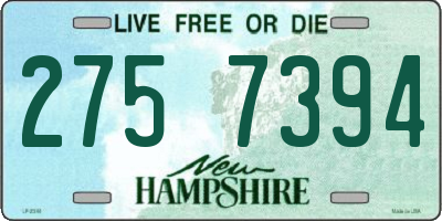 NH license plate 2757394