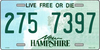 NH license plate 2757397