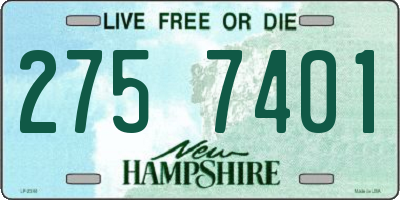 NH license plate 2757401