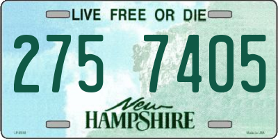 NH license plate 2757405