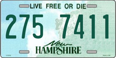 NH license plate 2757411